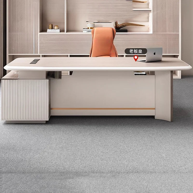 Room Desk Minimalist Corner Office Executive L Shaped Gaming Setup Accessories Furniture Scrivania Cameretta Study Computer