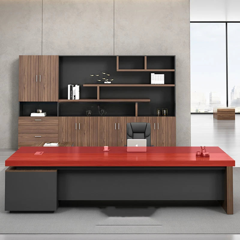 Luxury L-Shaped Corner Office Desk