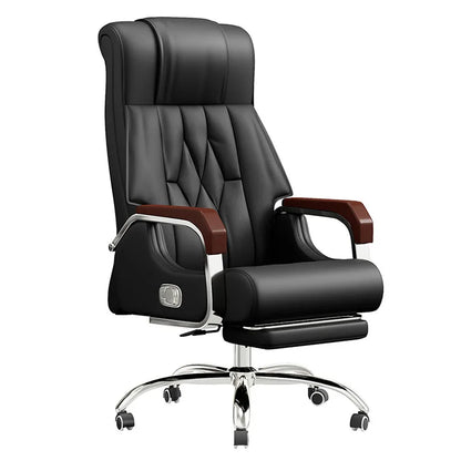 Leather Emperor Camp Office Chair – Cute, Relaxing Nordic Design