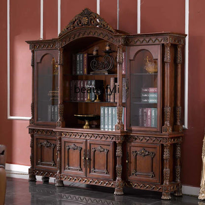 European-Style Marble Executive Desk