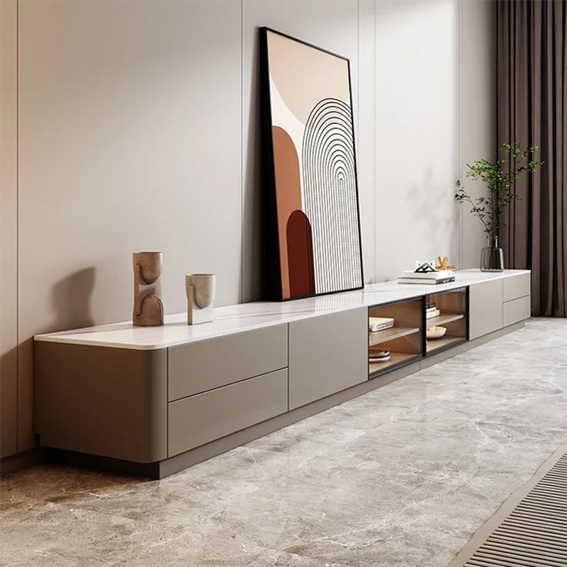 Nordic Storage TV Stand Lowboard Cabinet – Luxury Italian Living Room Furniture.