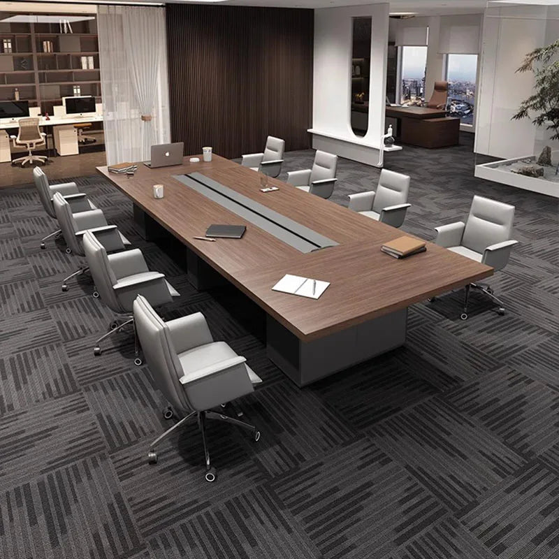 Luxury Long Office Desks Modern Workstation Storage Computer L Shaped Office Table Drawers Tavolo Da Lavoro Home Furnitures