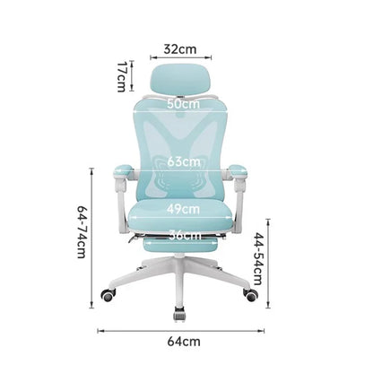 Ergonomic recliner office chair for gaming, executive, or home use