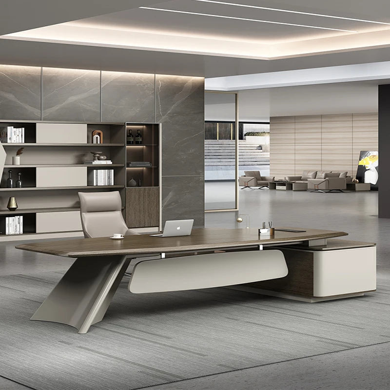 Minimalist Executive  Office  Desk