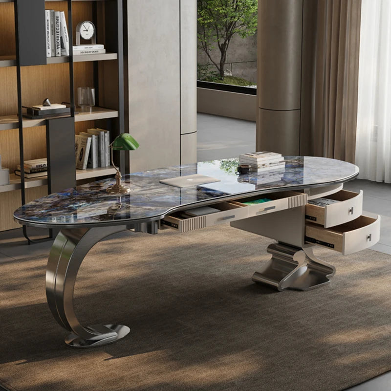 Reception and study desks for corner or office use—ideal for reading, writing, and work.
