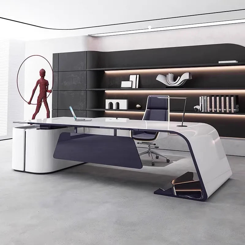 Gaming Office Desk Standing CornerComputerbureaus Executive Desk Mesa Workbench Desktop Laptop Table Pliante Home Furniture