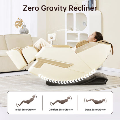 Black Massage Chair – Shiatsu Kneading Massager, Infrared 4D Function with Airbags for Full-Body Relaxation