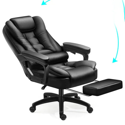 Gamer Office Chair – Nordic Executive Recliner with Wheels