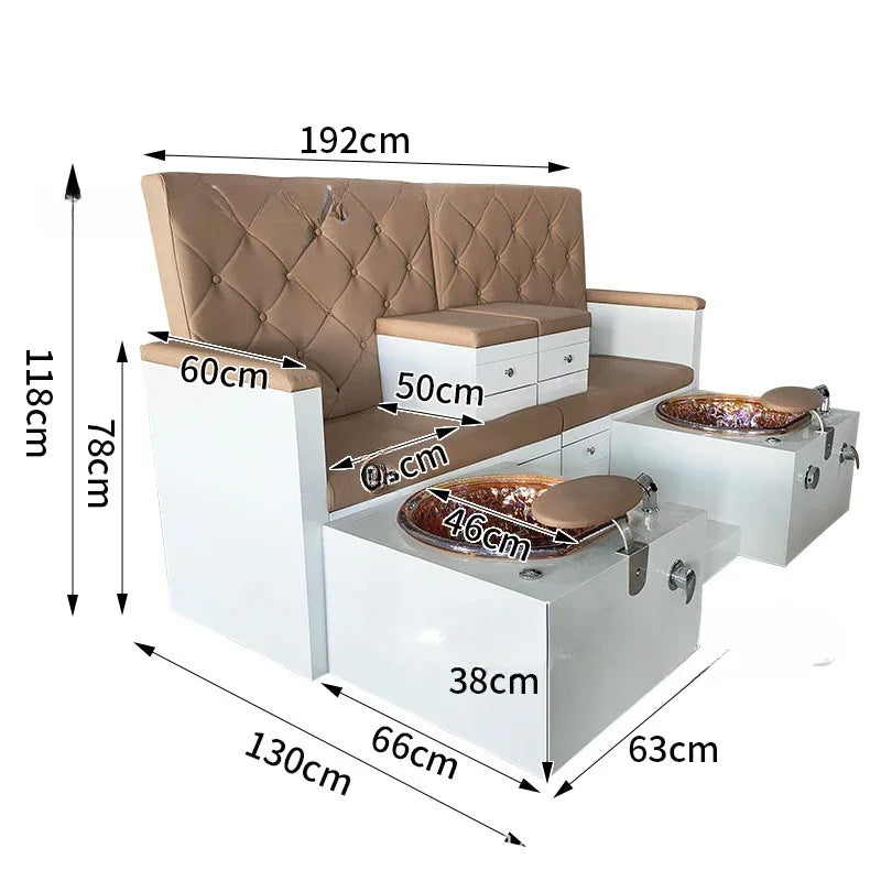 Salon Pedicure Adults Stretcher Beauty Furniture Lash Bed Aesthetic Chair Massage Spa Chairs Nail Feet Spa Cadeira Professional