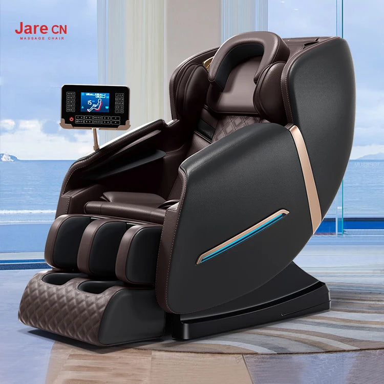 Jare JR-X8-6699F Bluetooth Music AI Voice LCD Airbag Heat  Shiatsu Luxury Zero Gravity Massage Chair