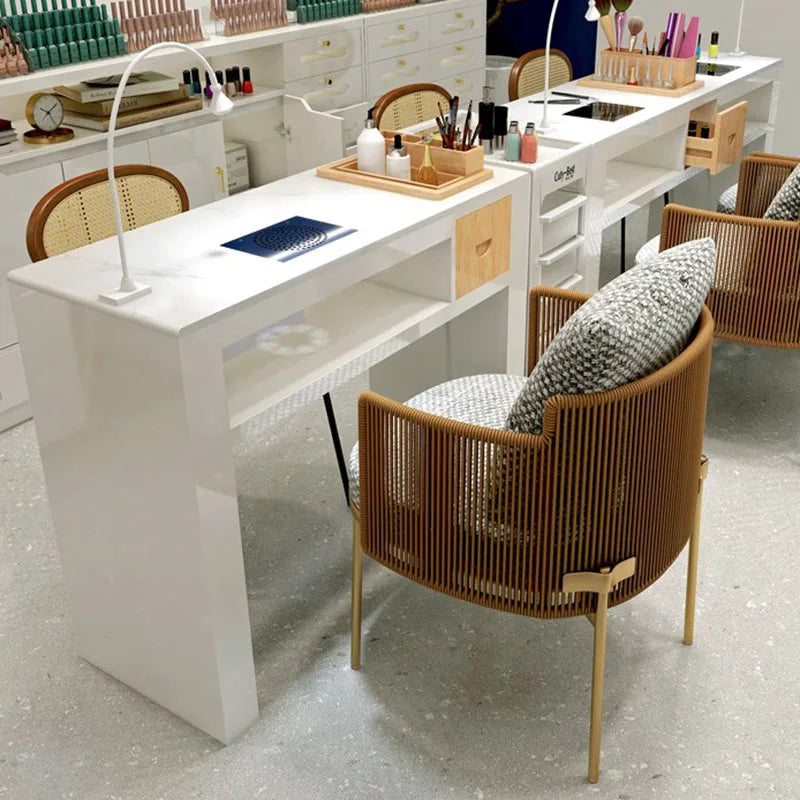 Manicure Chair Nail Salon Furniture Professional Tables Nails Table Beauty Supplies Aesthetic Mesas De Designer Equipment