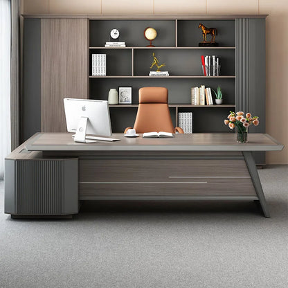Storage Modern Office Desks Workstation Computer Desktop Reception Office Table Drawers Scrivania Con Cassetti Luxury Furniture