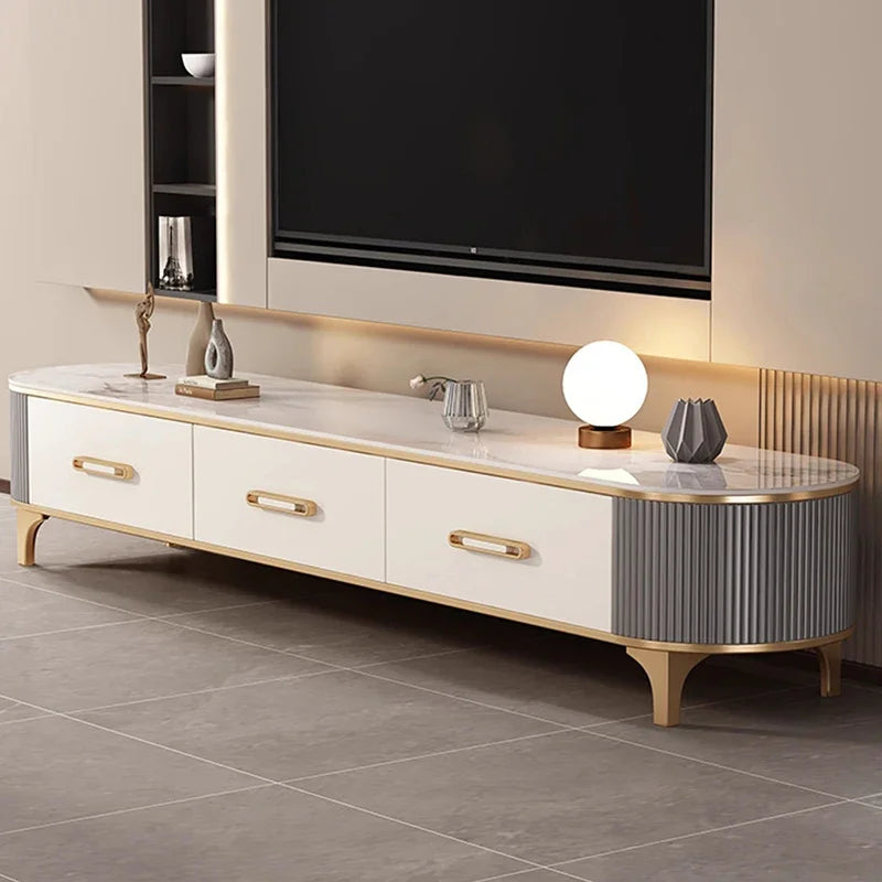 Nordic Premium TV Cabinet Aesthetic Glamour Trendy Drawers TV Stand Minimalist Comfy Muebles Para El Hogar Luxury Furniture