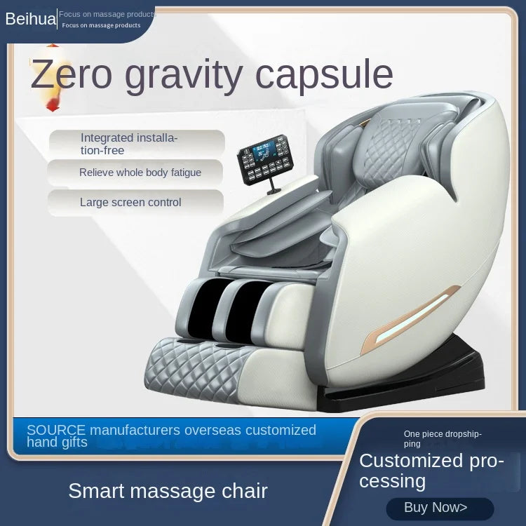 Smart Massage Chair Home Small Fully Automatic Multifunctional Space Capsule Zero Gravity Sofa Massager