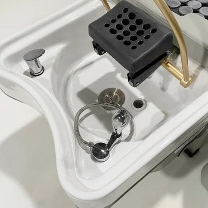 Shaving Chair Nail Spa Hair Washbasins Shampoo Bowl Sink Cosmetic Basin Massage Chairs Beauty Sandalye Cadeira Furniture JY50SC