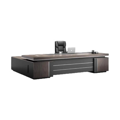 Simple Modern Boss Office Desk – L-Shaped Manager&