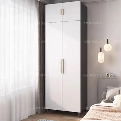 Nordic Storage Wardrobes Luxury Doors Modern Living Room Closet Wardrobe Cabinet Shelves Rangement Chambre Bedroom Furniture