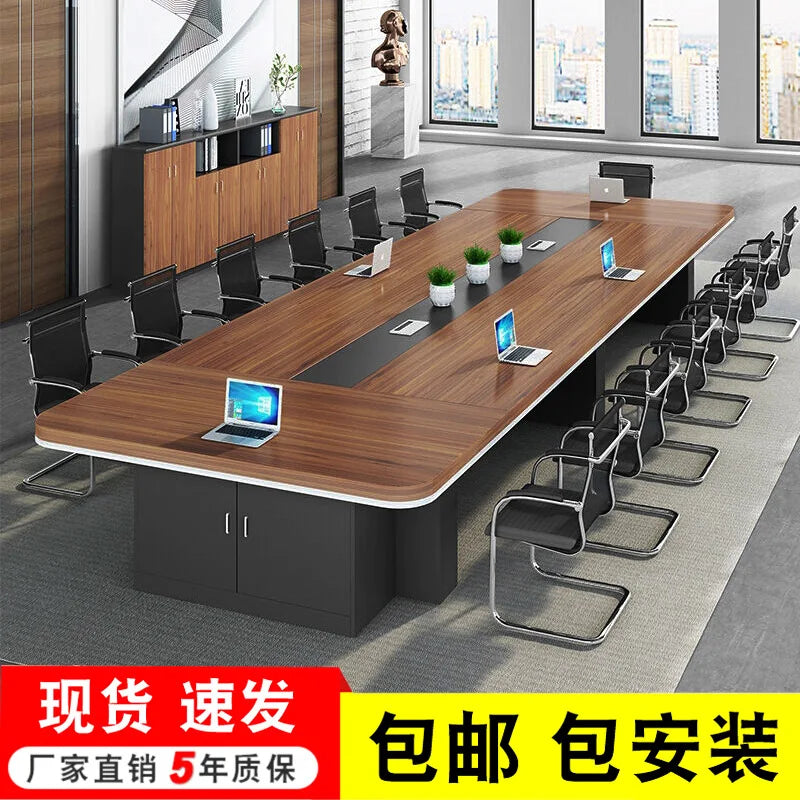 Conference table long table with lockers Simple modern conference room table and chair