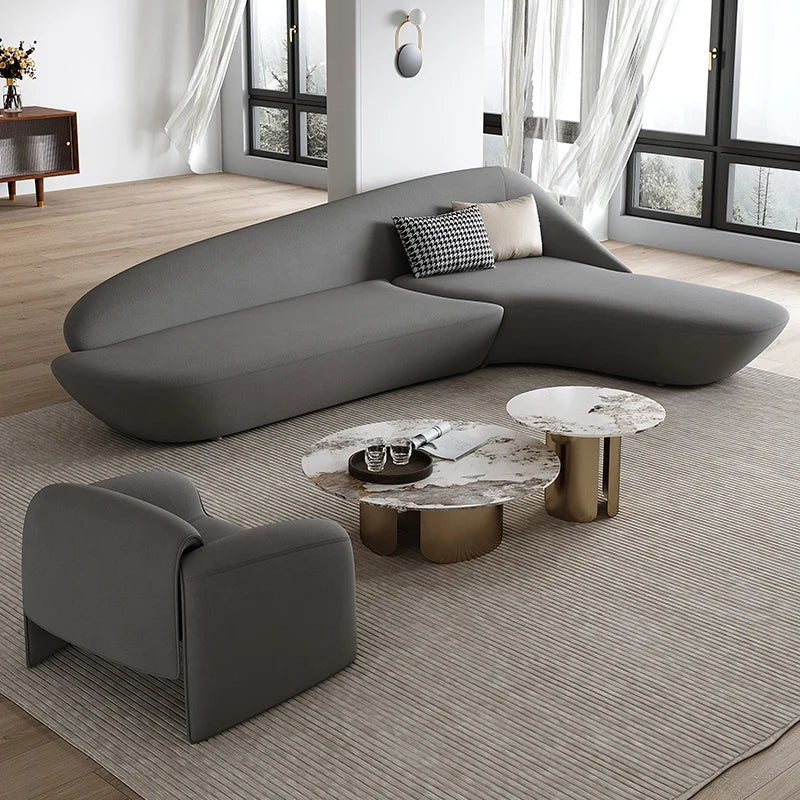 Ergonomic Bedroom Living Room Sofa Lounge Designer Modern Couches Living Room Sofa Sleeper Curved Divani Soggiorno Furnitures
