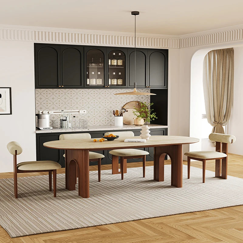Organizer Furniture Luxury Dinning Table Set Dressing Full Dining Room Chair Entrance Sets Garden Wooden Mesas Comedor Tables