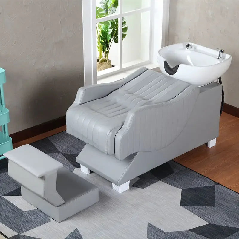 Head Spa Hair Washing Bed Comfort Fashion Luxury Stylist Shampoo Chair Salon Washbasin Lavacabezas Beauty Salon Equipment MQ50XF