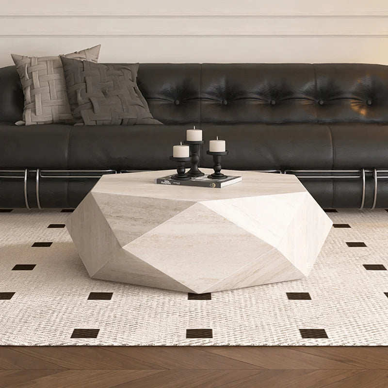 Designers Modern Coffee Table – Nordic Luxury Marble Side Table