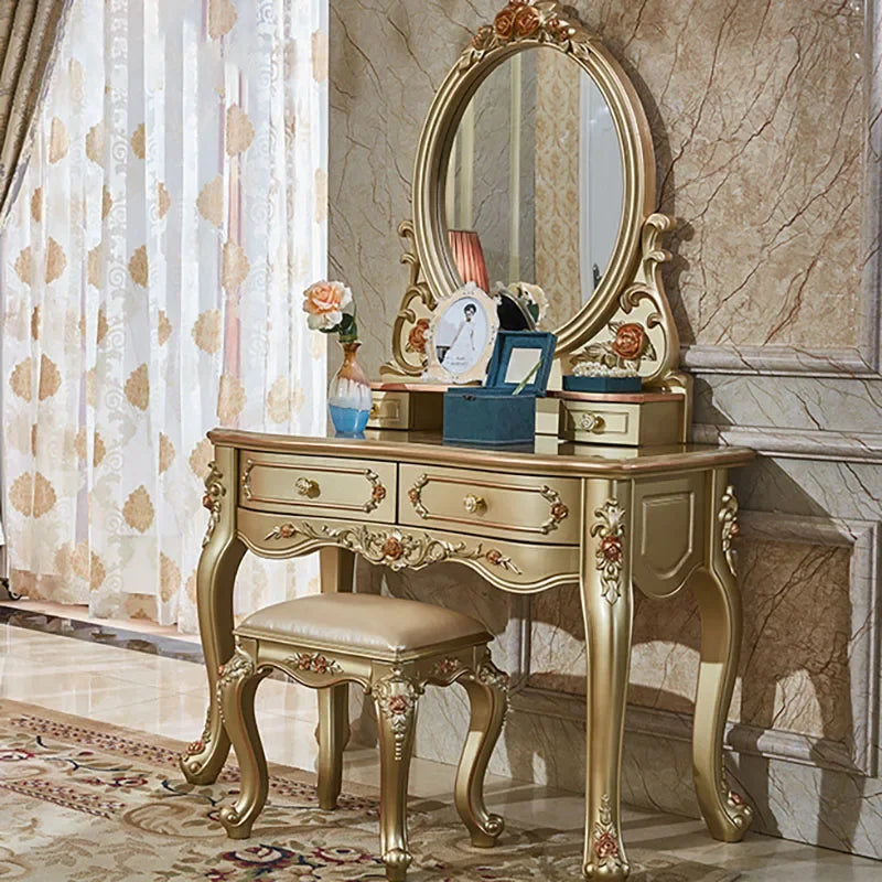 Nordic Gold Dressing Table Set