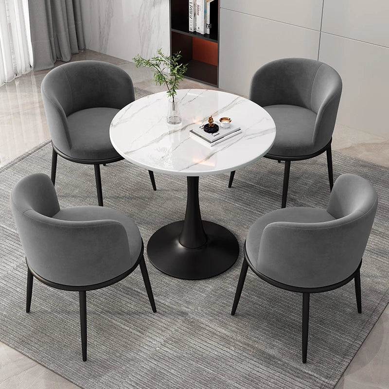 Outdoor Dining Set – Extendable Coffee Table with 4 Chairs