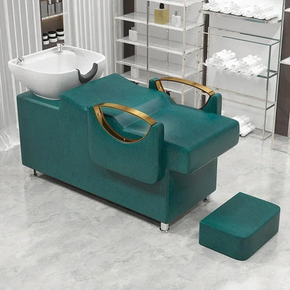 Hair Stylist Shampoo Chairs Beauty Salon Wash Sink Treatment Hair Spa Shampoo Chairs Cadeiras Beauty Salon Furniture