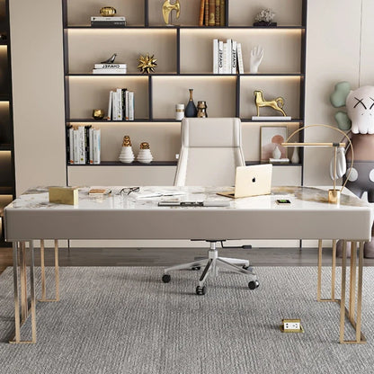 Wide Organizer Standing Office Desk Drawer Modern Luxury Executive Reading Desk Gaming Laptop Mesa Oficina Home Office Furniture