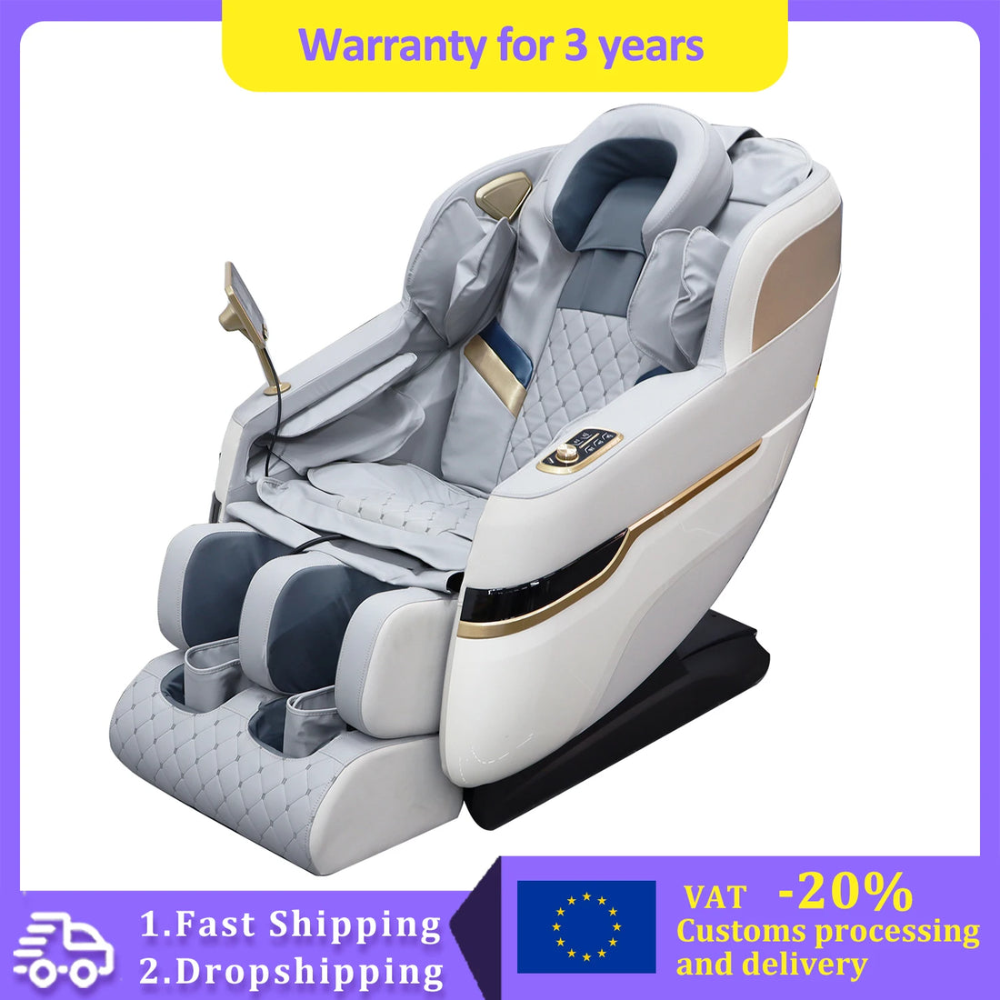 Massage Chair Zero Gravity Luxury Relaxing Bluetooth Speaker Body Care Chair Electric massage chairs full body 4d zero gravity