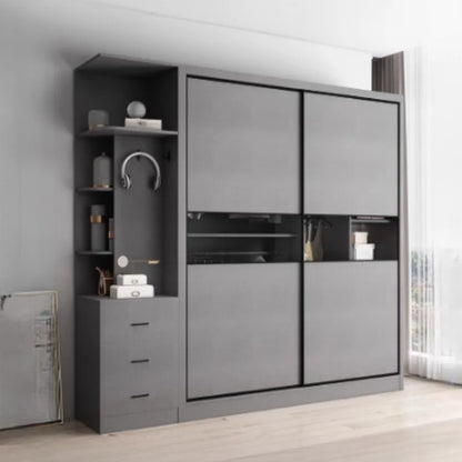 Luxury Wardrobe Organizer – Open Closets, Bedroom Cabinet with Shelves