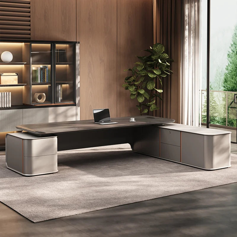 Multifunction Home Office Desk L Shaped Gaming Room Desks Study Bedroom Writing Table Computer Corner Work Offer Furniture