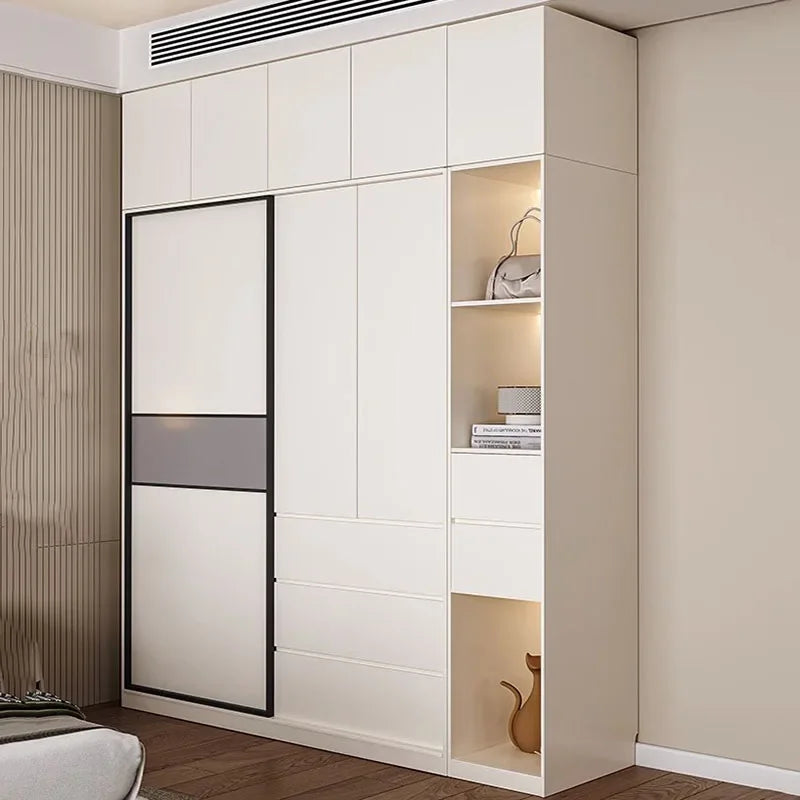 Wooden European Wardrobe bedroom Luxury apartment Storage Wardrobe Clothes Organizer Ropero Armable De Ropa Bedroom Furniture