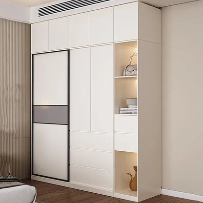 Wooden European Wardrobe bedroom Luxury apartment Storage Wardrobe Clothes Organizer Ropero Armable De Ropa Bedroom Furniture