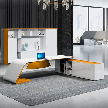 Simple modern female boss table, fashion president table, portfolio manager table, supervisor table, large pantai