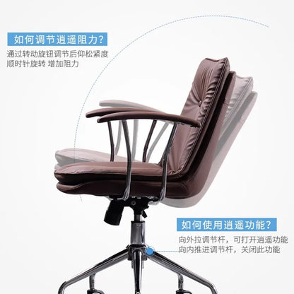 Relaxing Swivel Office Chairs Computer Ergonomic Mobile Meeting Office Chairs Italian Design Office Furniture Chaise Bureau LLOC