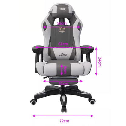 Memory Foam Gray Gaming Chair Armrest Luxury Relax Ergonomic Gaming Chair Comfy Modern Cute Fauteuil Gaming Office Furniture