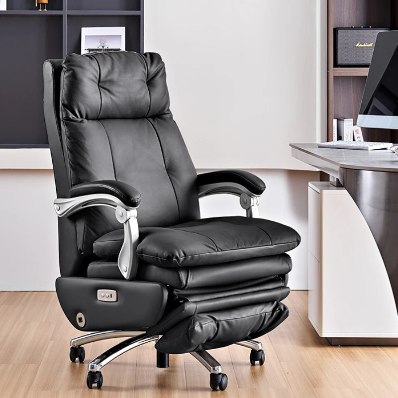 Comfortable Footrest Armchair: Relaxing Gamer & Home Office Recliner.