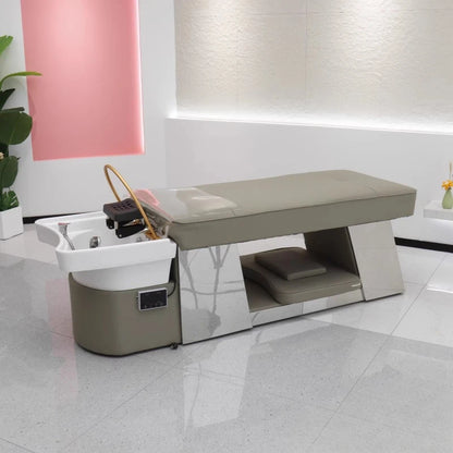 Cosmetologist Chair Hairdressing Shampoo Basin Professional Spa Bed Living Room Chairs Beauty Salon Customer Nursing Shower