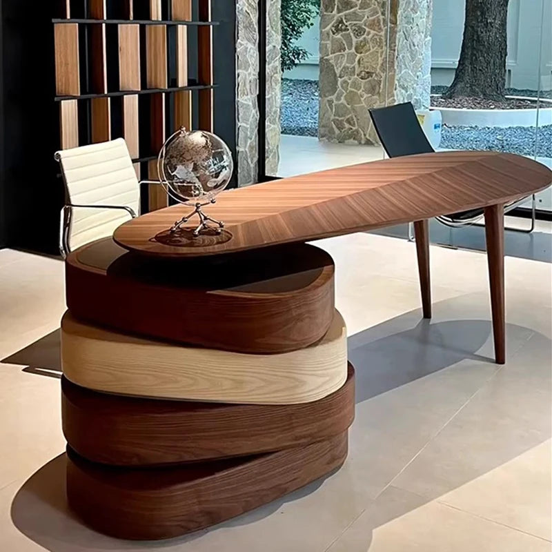 Professional Office Furniture Tables Desk Study Table Corner Seating Standing Scrivania Ufficio Lavoro Room Auxiliary Home