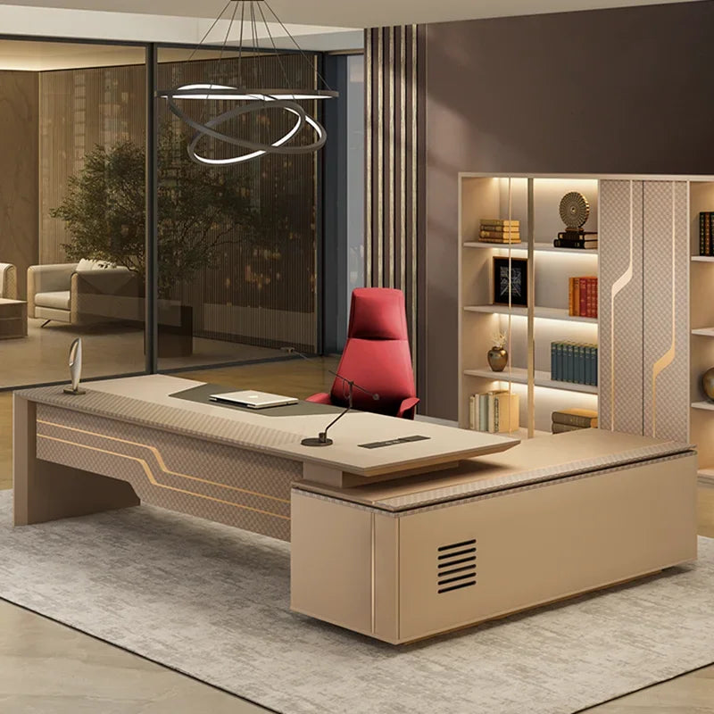 Executive L-Shaped Office Desk