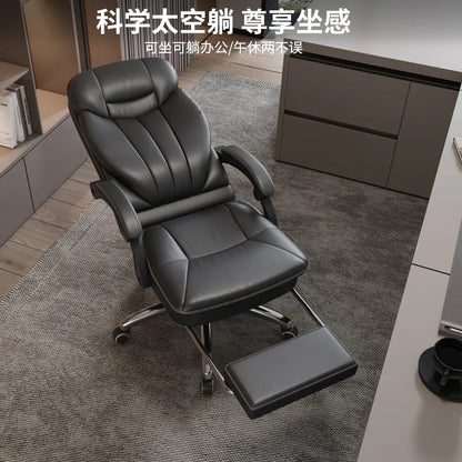 Comfortable Writing Desk and Office Chair – Relaxing Swivel Design