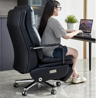 Modern Massage Office Chair Lounge Throne Arm Swivel Vanity Ergonomic Office Chair Makeup Computer Silla Gaming Home Furniture