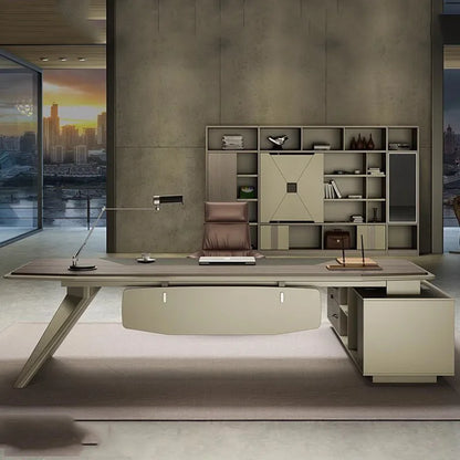 Storage Filing Office Desk Writing Conference Laptop Boss Drafting Office Desk Meeting Scrivania Bianca Office Furniture HDH