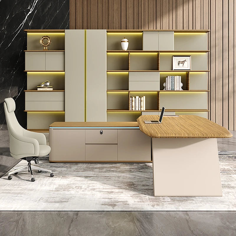 Executive Office Desk Auxiliary Table  Accessories Reception Professional Furniture Scrivania Cameretta Desks Organizer Setup