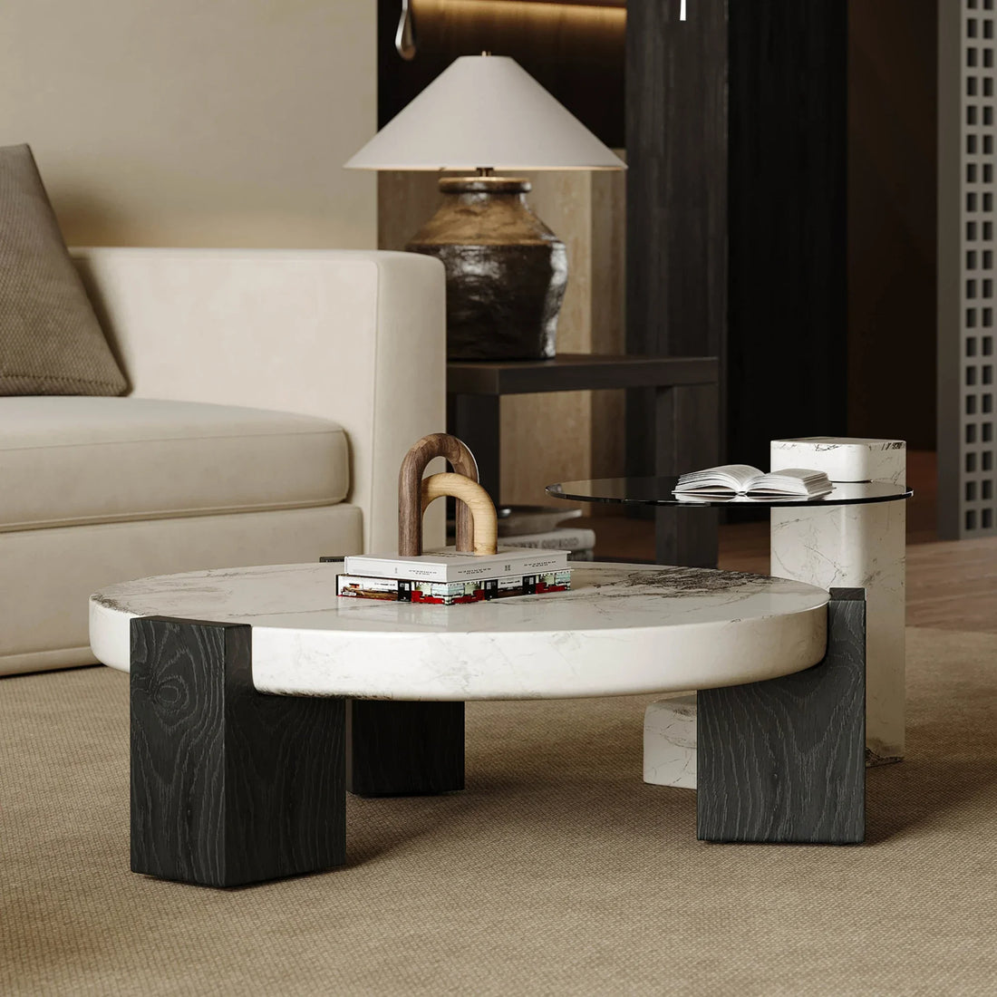 Light Luxury Marble Coffee Table
