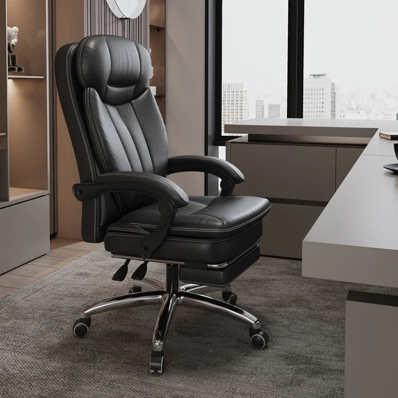Comfortable Writing Desk and Office Chair – Relaxing Swivel Design
