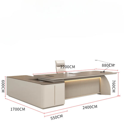 Office Table Desk Professional Furniture Workstation Gaming Tables Room Desks To Study Midi L Shaped Reception Corner Tv