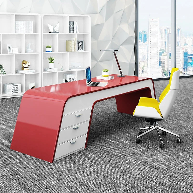 Desk Simple Table Modern Sofa Side Home Office Desks Reading Computer Corner Writing Escritorio Reception Study